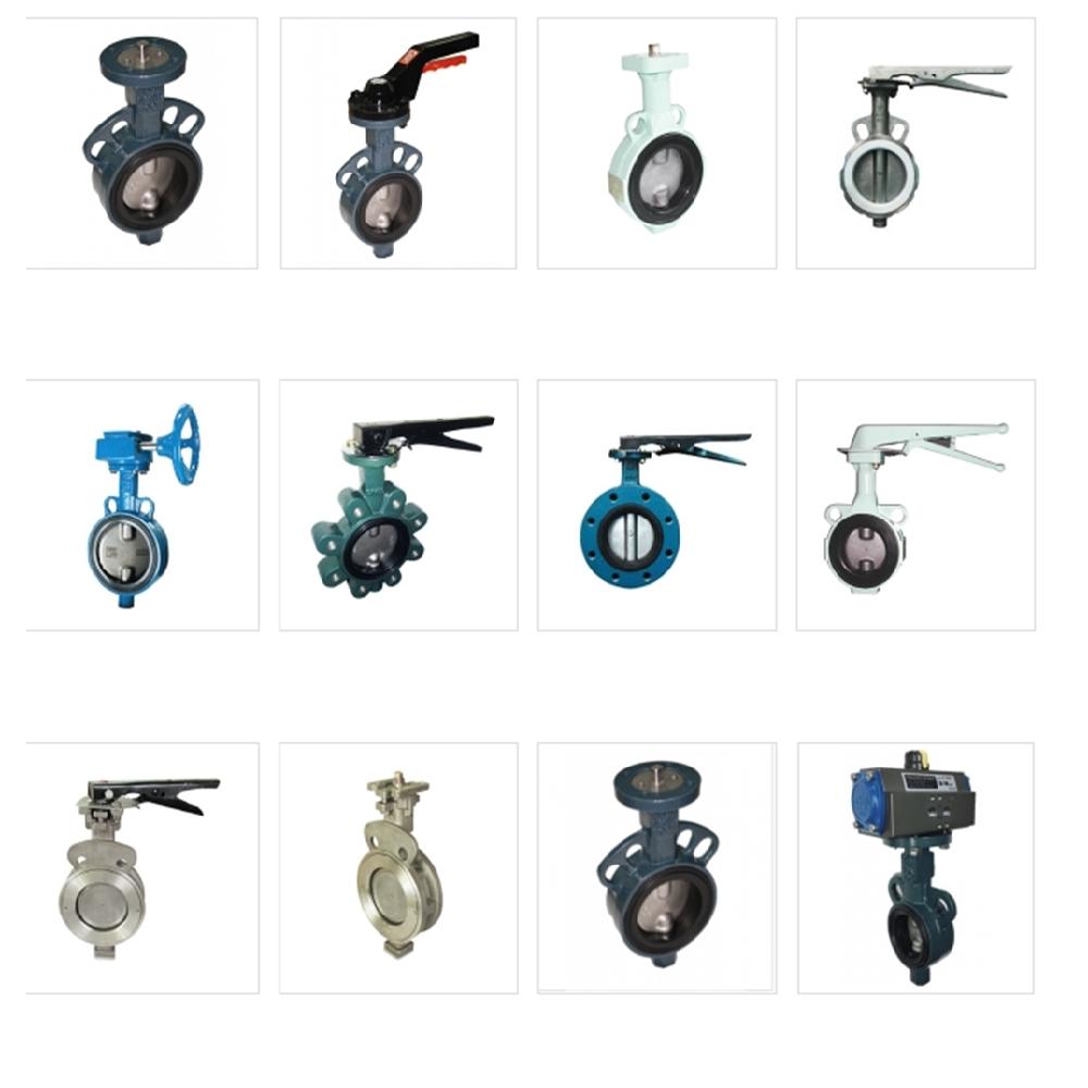 DOW Valve Korea, Cast Iron Body, EPDM seat, Wafer Type, Butterfly Valve Operating Lever Operated