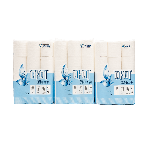 Natural pulp toilet paper